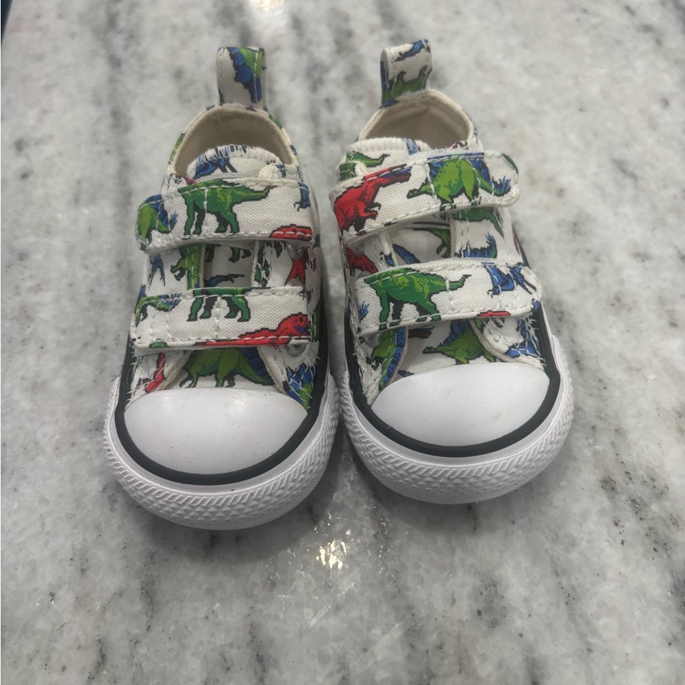 Kids Dinosaur Print Sneakers